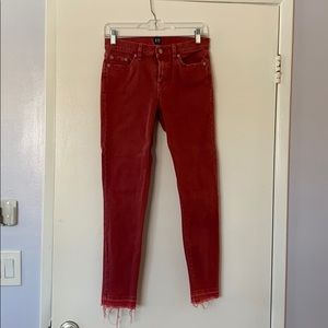 Gap skinny colored jeans